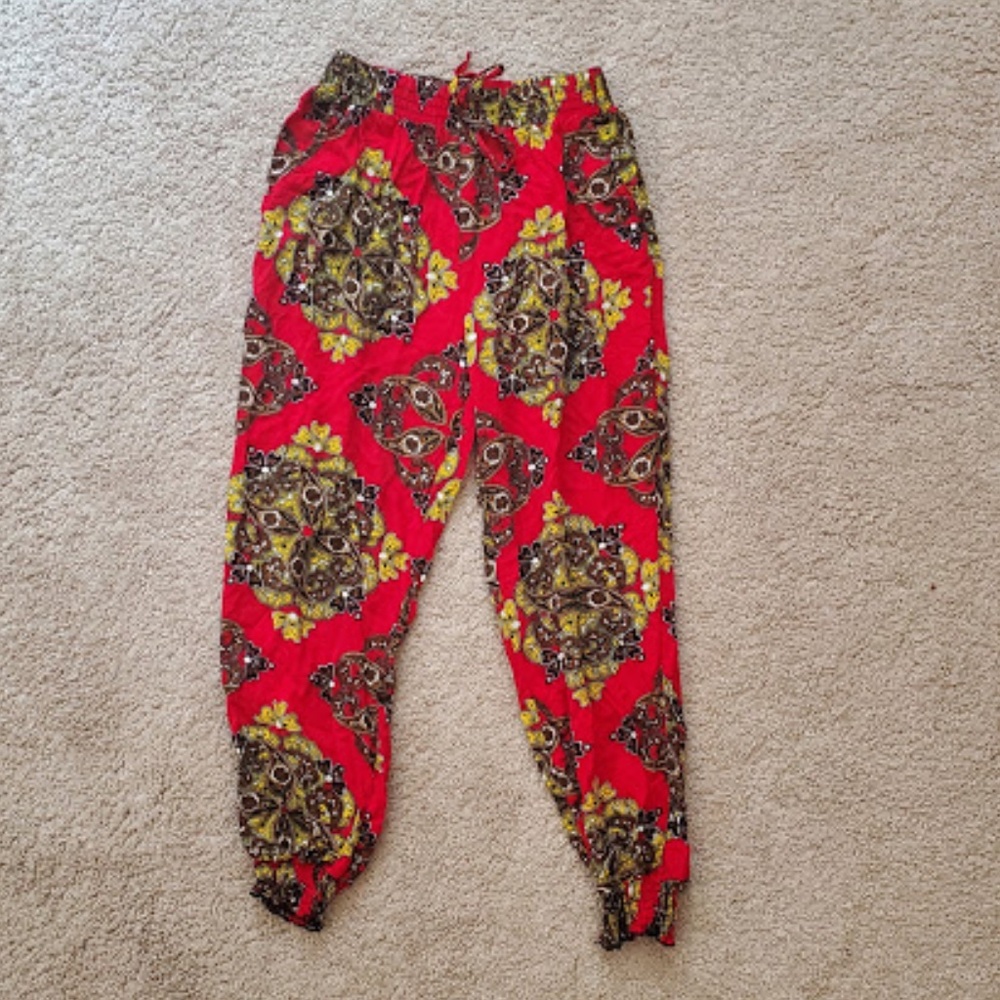 Red Lightweight Pants